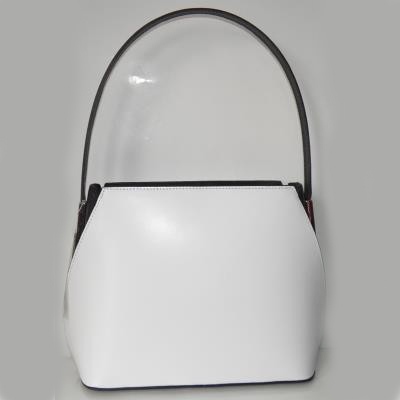 Сумка Mattioli 247-13C ( Кальф-белый, Монако-черный)